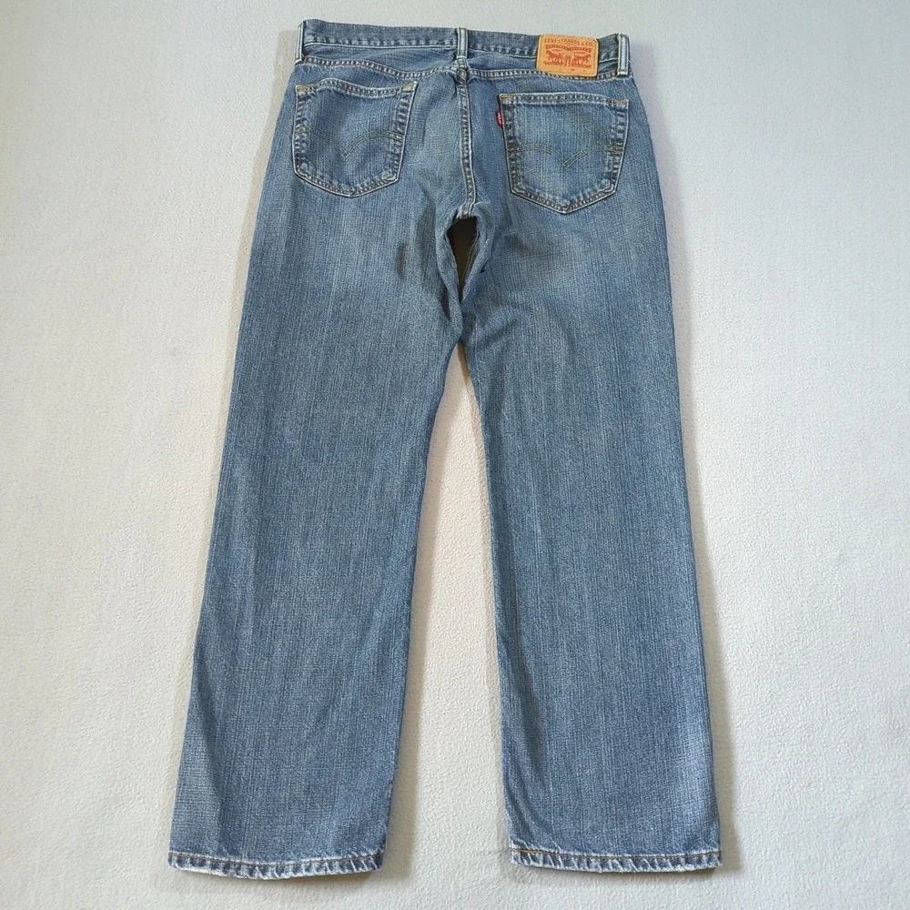 Levis 559 Relaxed Straight Leg Jeans‎ Mens 34x32 Blue Denim Medium Wash